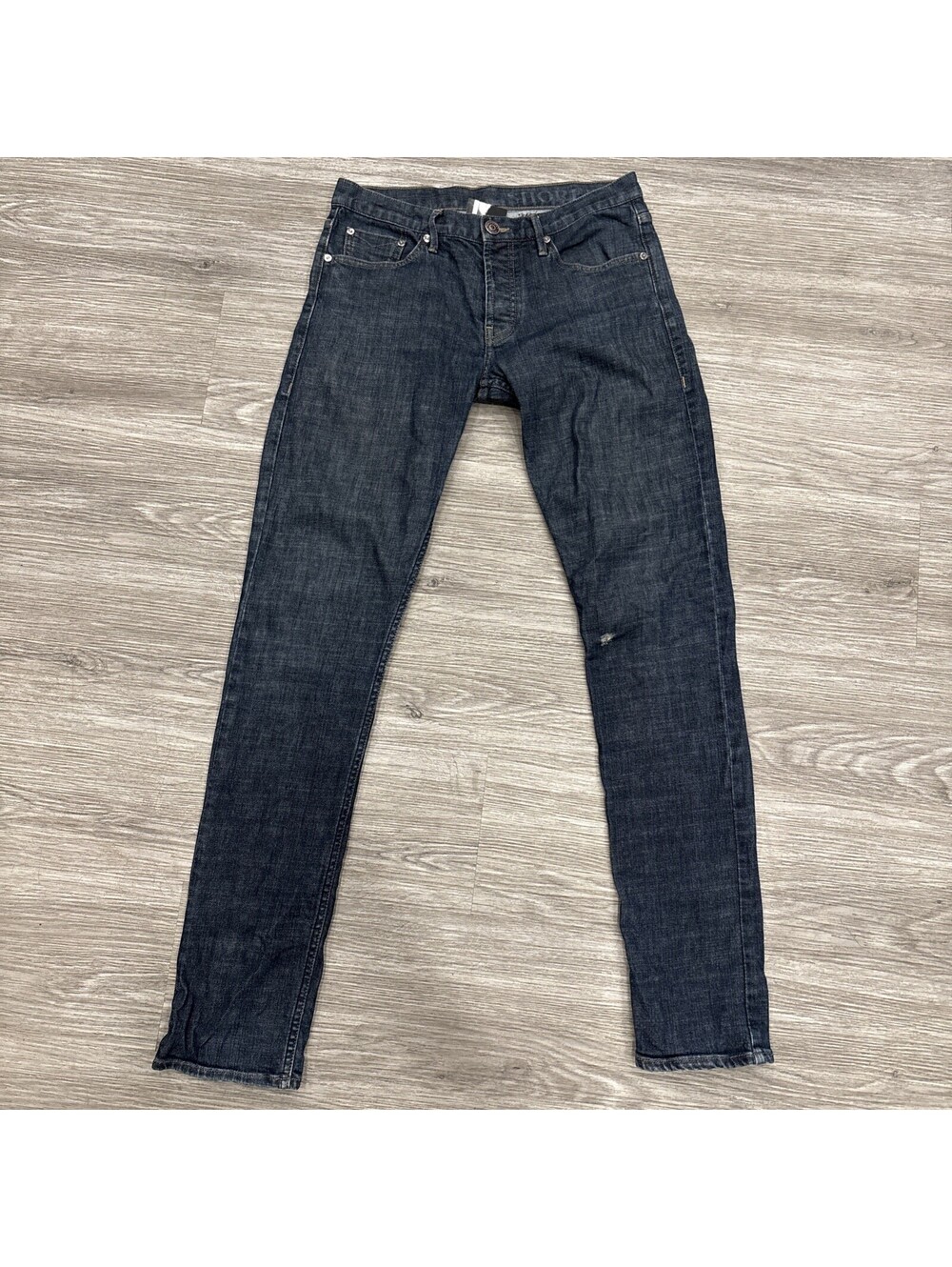 Burberry Brit Slim Straight Leg Pants Steel Blue mens size 30w 34 L